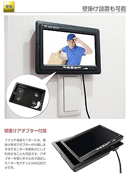 SeedEyes防犯カメラ用マルチモニター7インチ SeedEyes防犯カメラ用マルチモニター7インチ 防水小型カメラ＋7